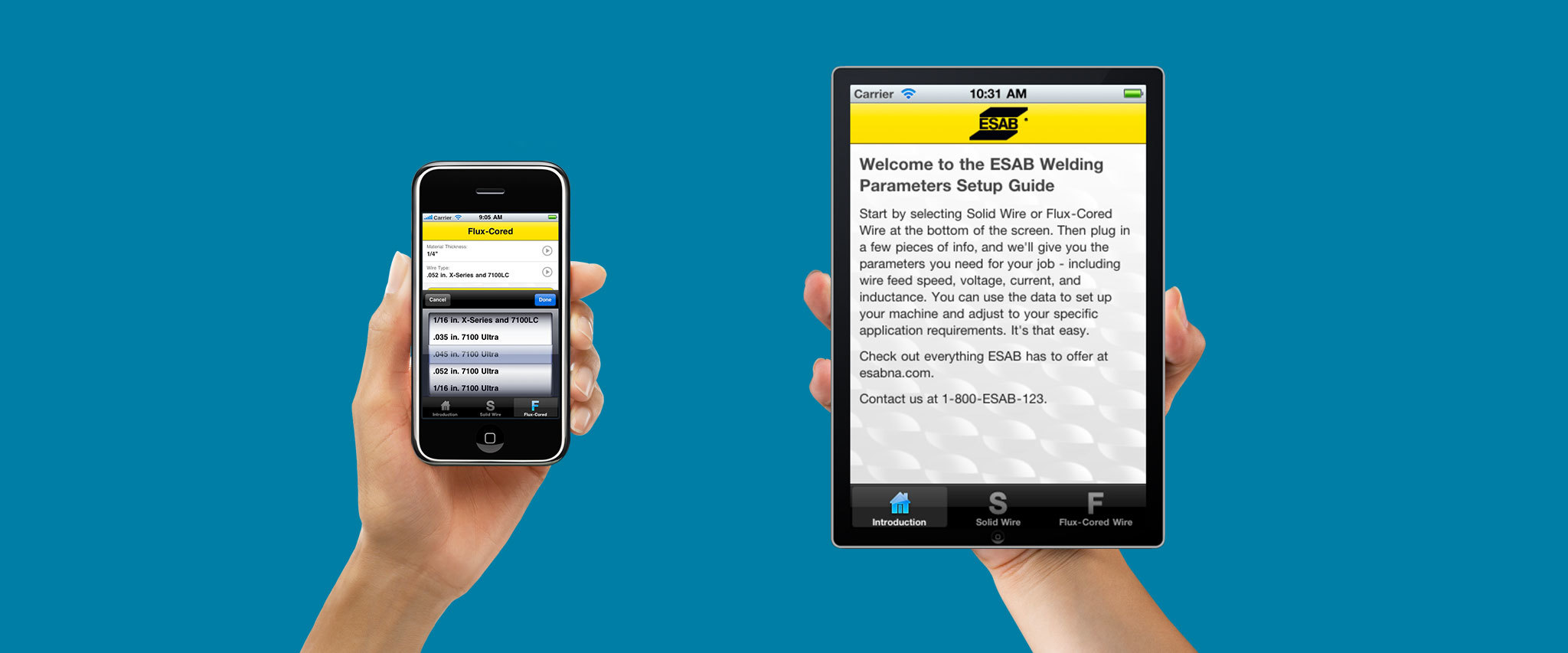 ESAB Welding App Gallery