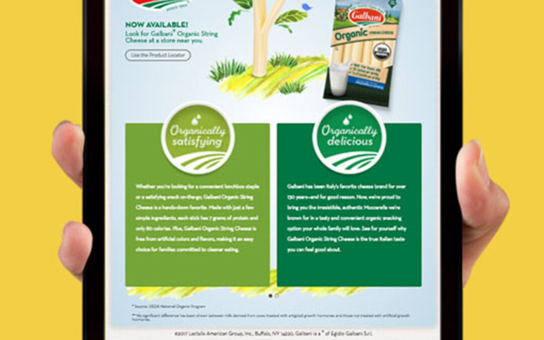 Galbani®: Campaign Landing Pages