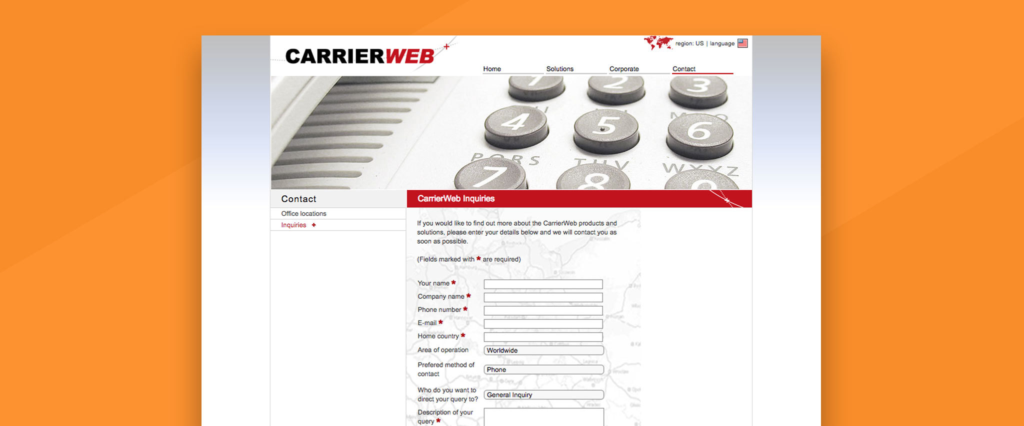 CarrierWeb® Gallery