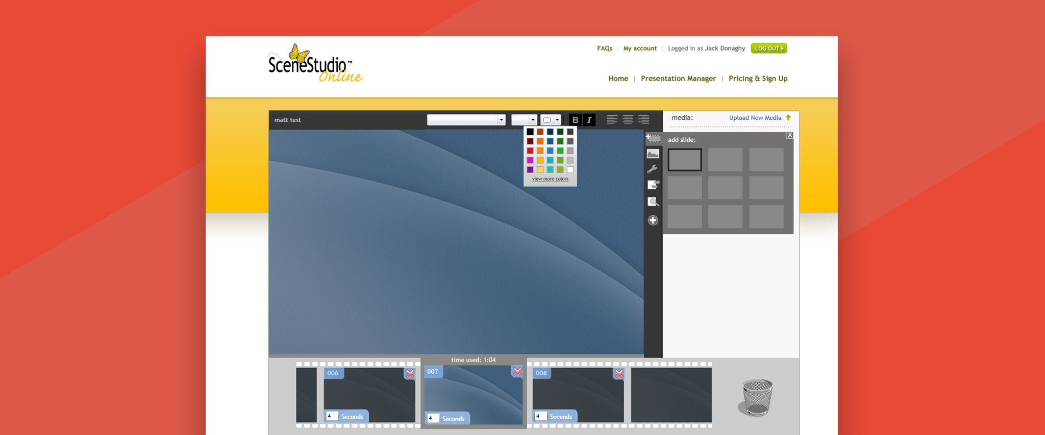 RidgeLogic: SceneStudio Online Gallery