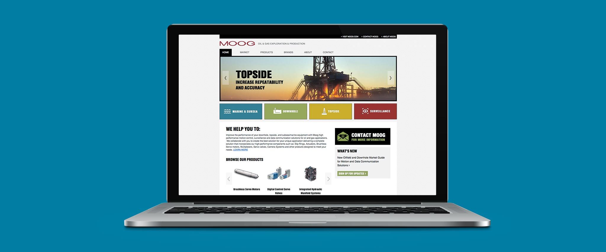 Moog Oil & Gas Website Gallery