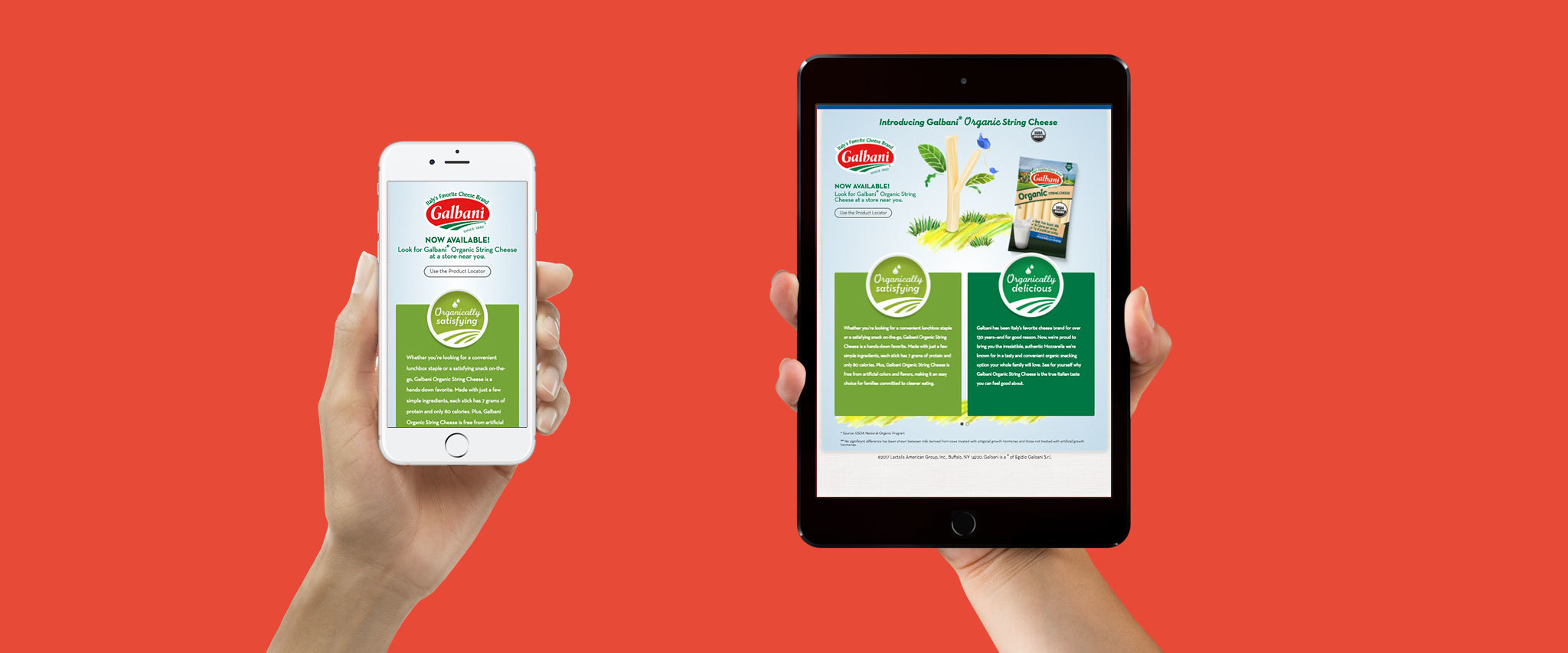 Galbani®: Campaign Landing Pages Gallery