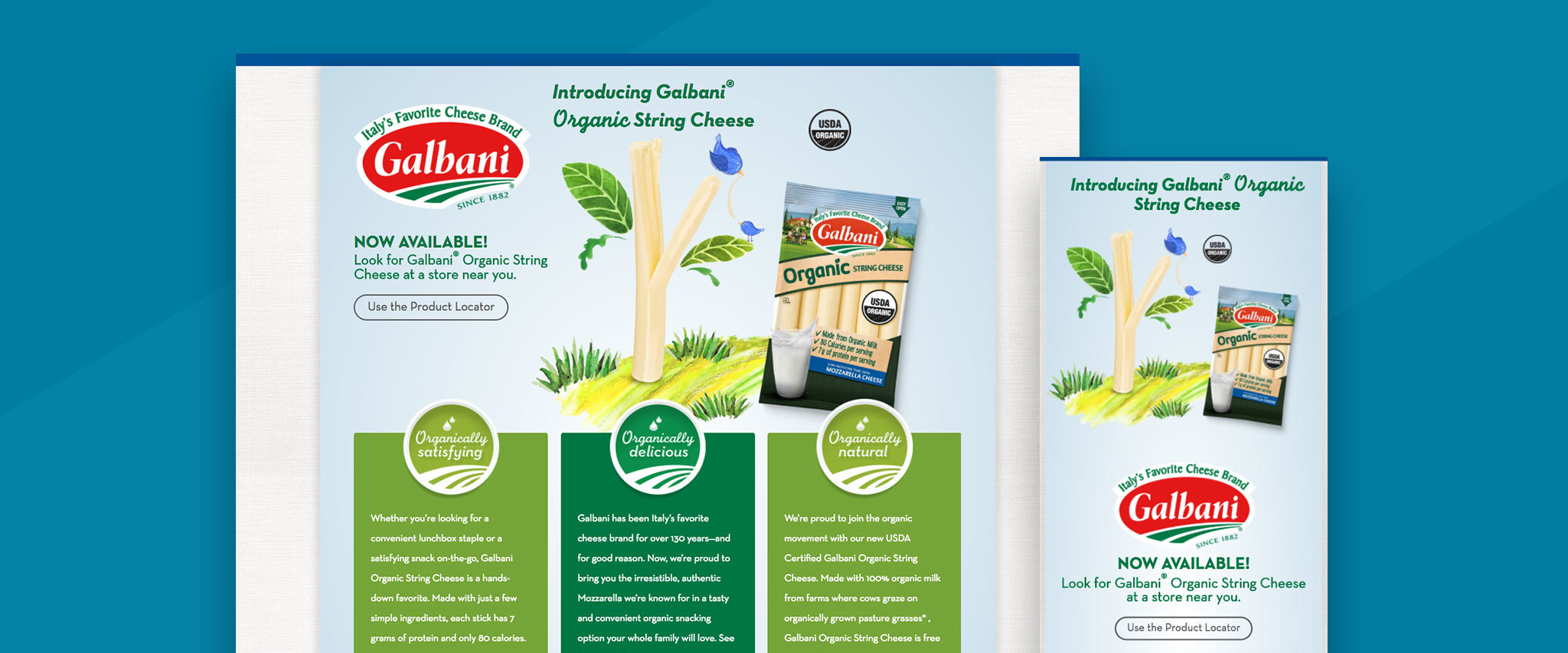 Galbani®: Campaign Landing Pages Gallery