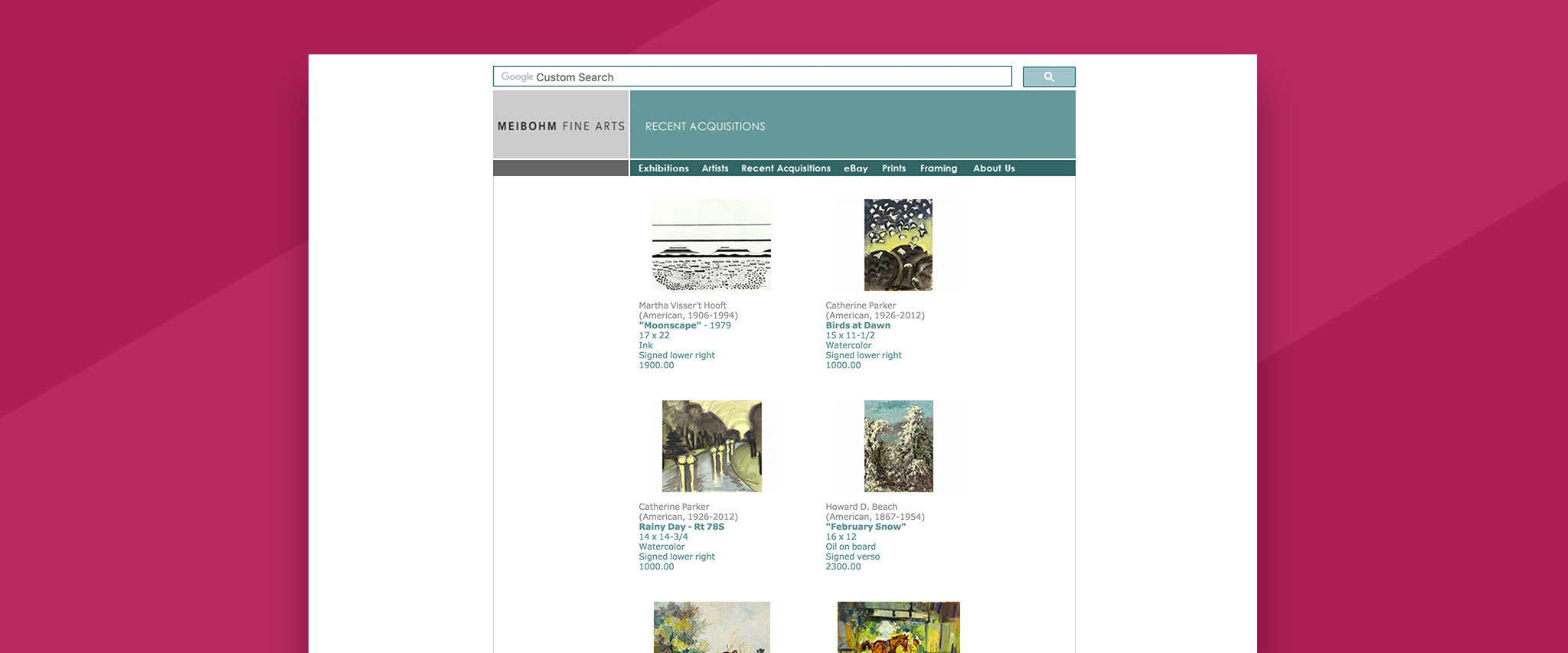 Meibohm Fine Arts Gallery