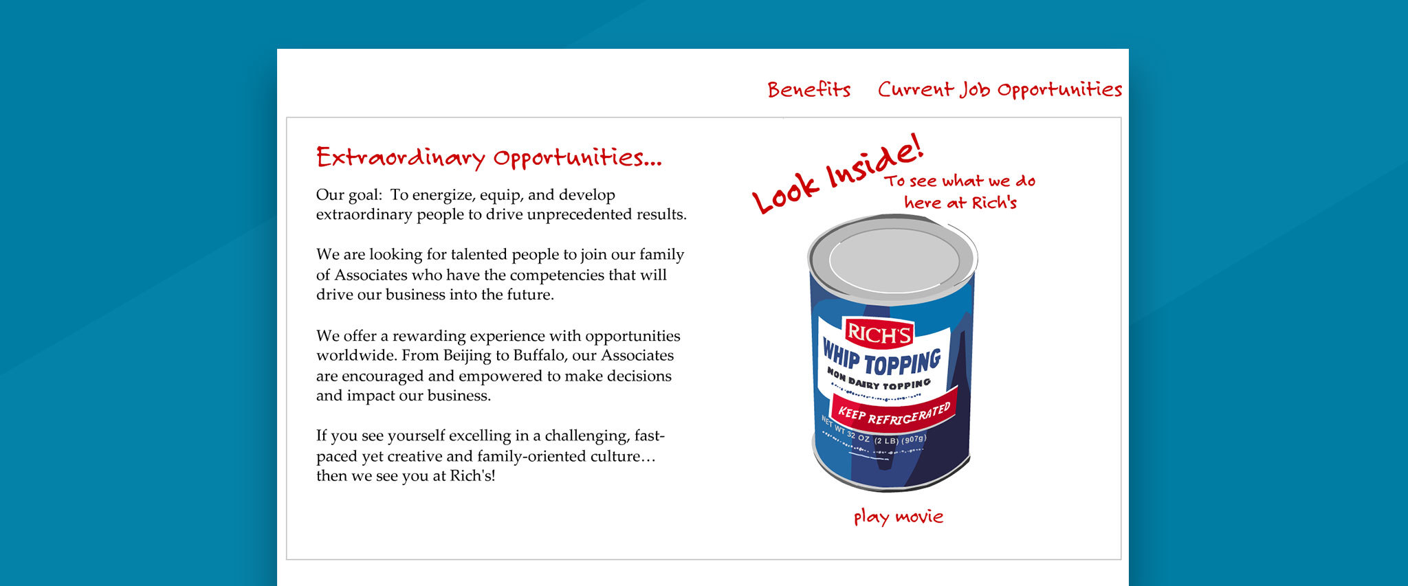 Rich Products: Careers Animation Gallery