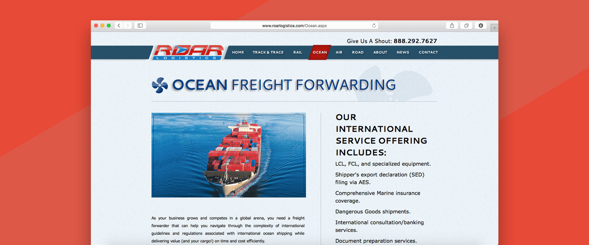 ROAR Logistics Gallery