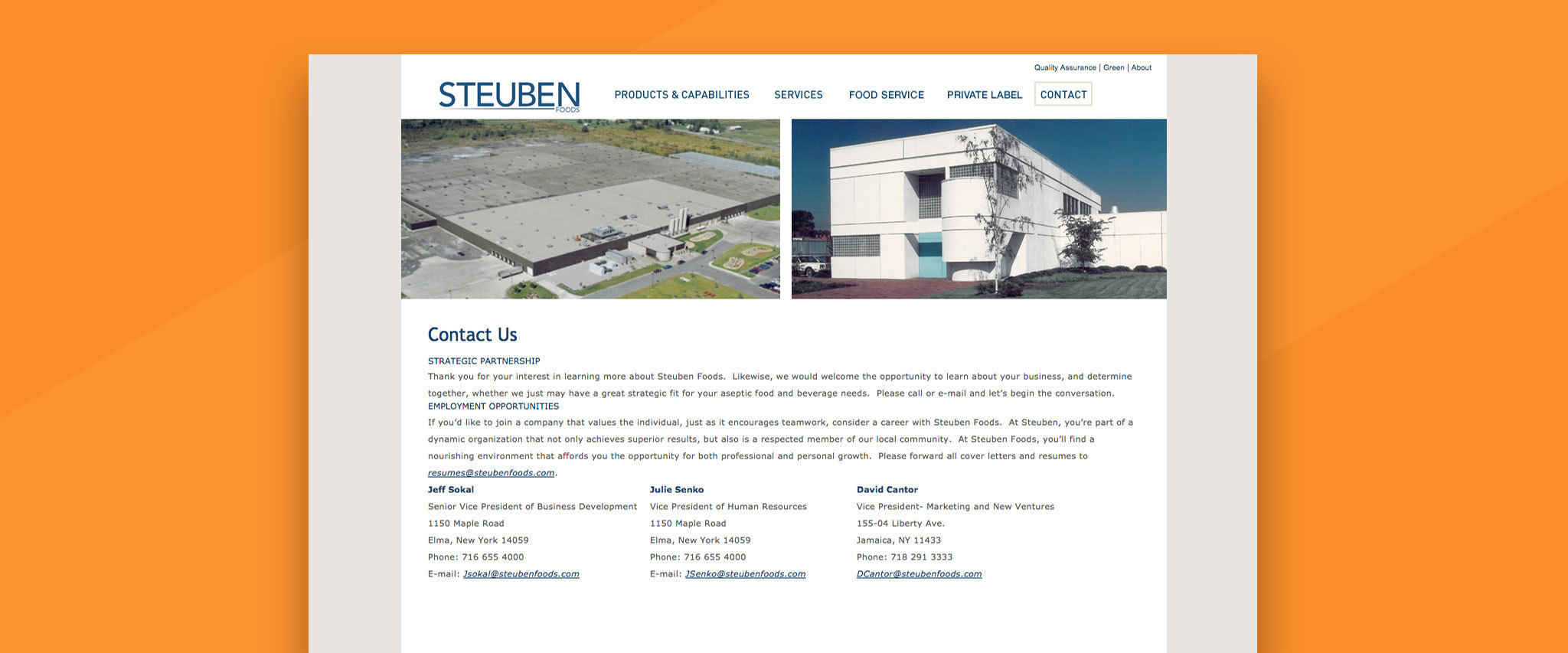 Steuben Foods Gallery