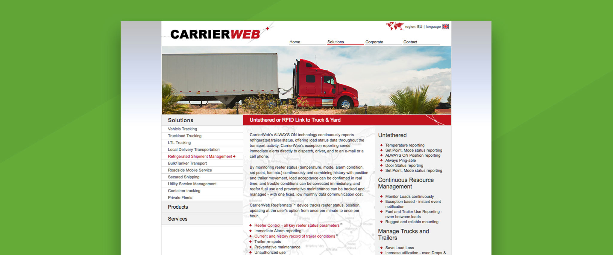 CarrierWeb® Gallery