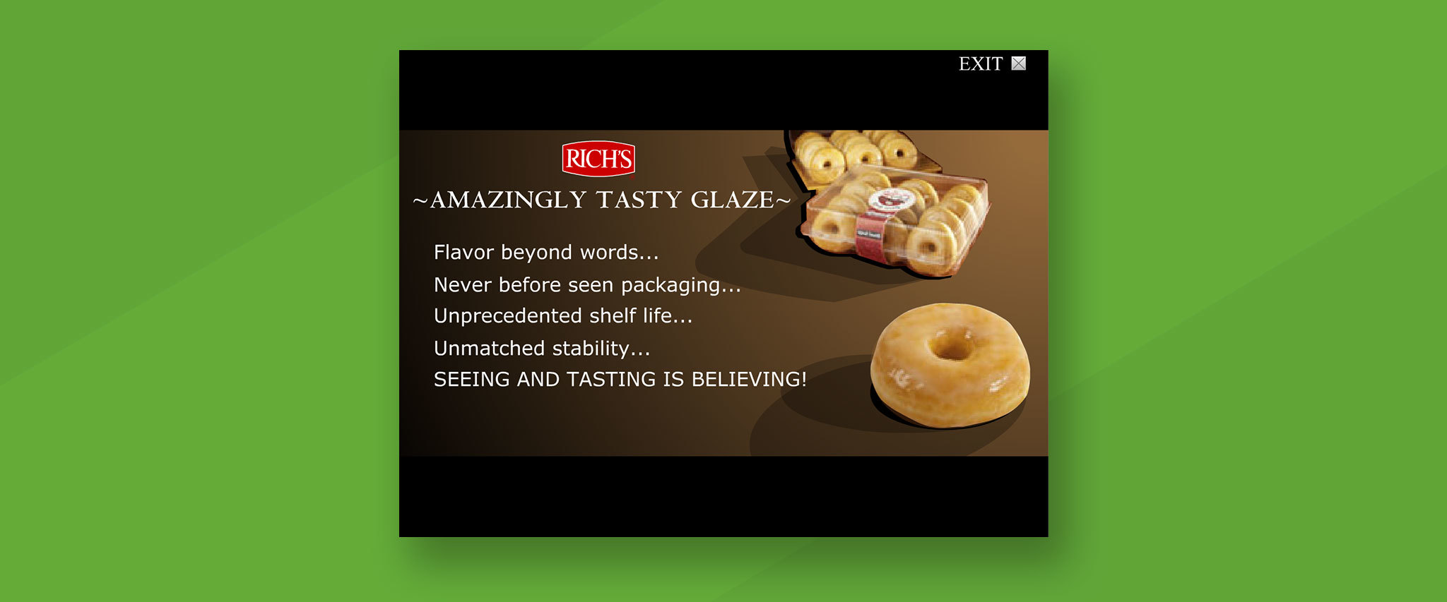Rich Products: Amazing Glaze Launch Presentation Gallery