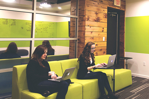 the new meeting room.