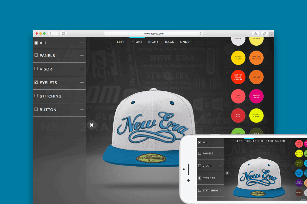 designed by you. made by New Era.